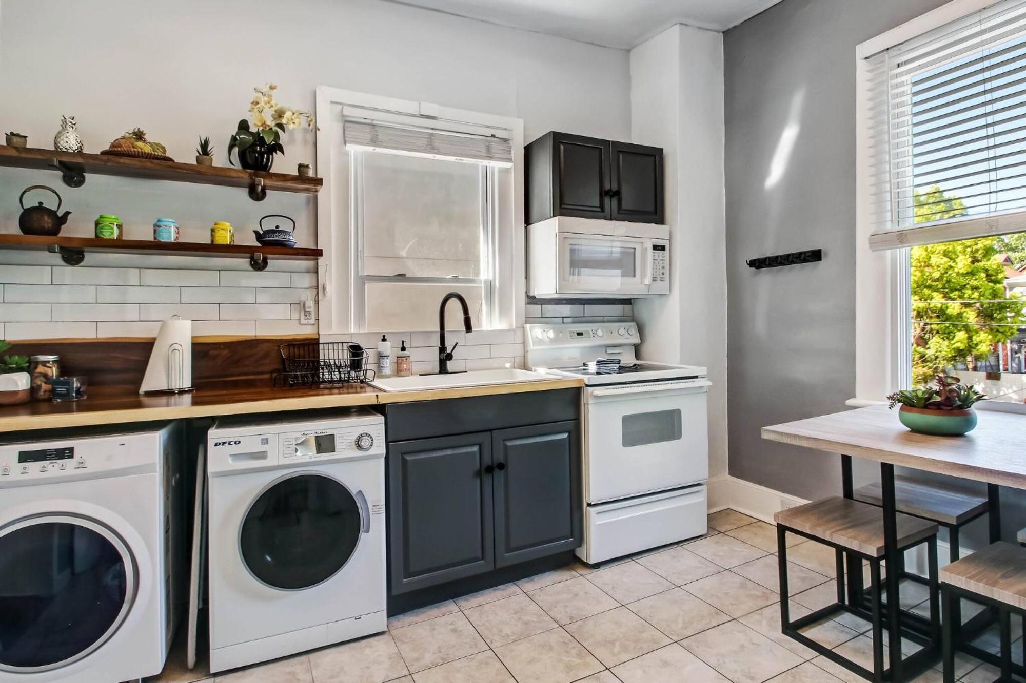 Park Side 3 Bdr Duplex With Backyard Downtown *
